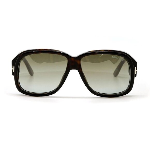 NEW TOM FORD UNISEX HAVANA AVIATOR SUNGLASSES - Picture 2 of 3